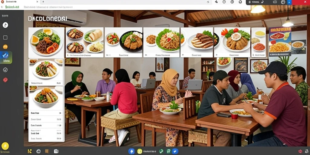 Tampilan antarmuka yang intuitif dan menarik.