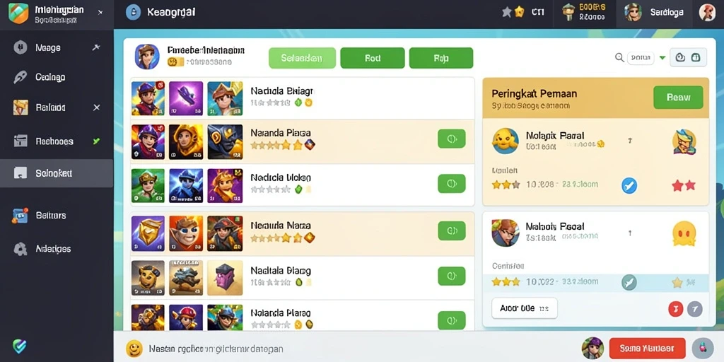 Tampilan permainan slot yang menarik dan berwarna.