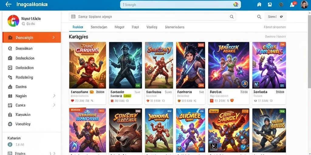 Antarmuka utama REZEGO yang menarik.