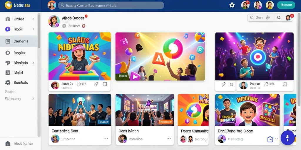 Tampilan menarik dengan berbagai tema slot.