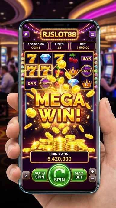 Cuplikan layar menu unduhan rjslot88 untuk perangkat Android